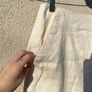 GILLIA Clothing Linen Pencil Skirt with Pockets!